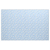 Clouds & Fluffy (blauw) lammeren, aangepast Stof (Fat Quarter)