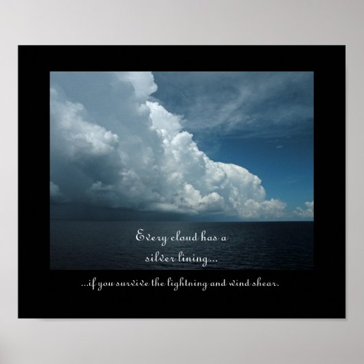 Clouds Funny De-Motivatie Poster 2 (Voorkant)