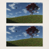 Clouds gaan door Bladwijzer winkelen Visitekaartje (Voorkant /achterkant)