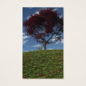 Clouds gaan door Bladwijzer winkelen Visitekaartjes (Achterkant)