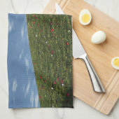 Clouds gaan door keukenhanddoeken (Quarter Fold)