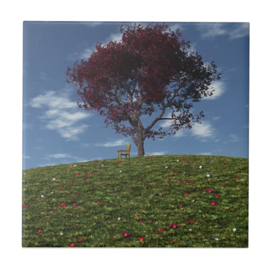 Clouds gaan naar de decoratieve Tegel Tegeltje (Voorkant)