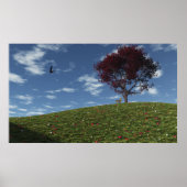 Clouds gaan per afdruk winkelen poster (Voorkant)