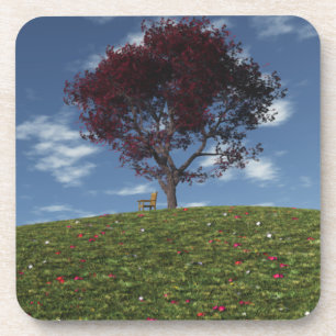 Clouds gaan winkelen op kurk-Onderzetter Drankjes Onderzetter