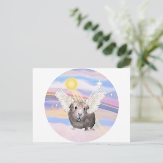 Clouds - Guinee Pig Angel (#2) Briefkaart (Staand voorkant)