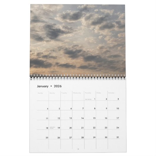 Clouds & Horizons Kalender (Jan 2026)