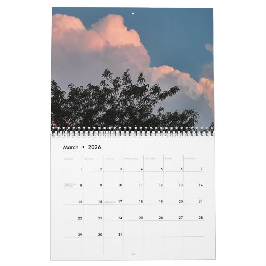 Clouds & Horizons Kalender (Mar 2026)
