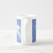 clouds in blue sky porselein kop (Achterkant)