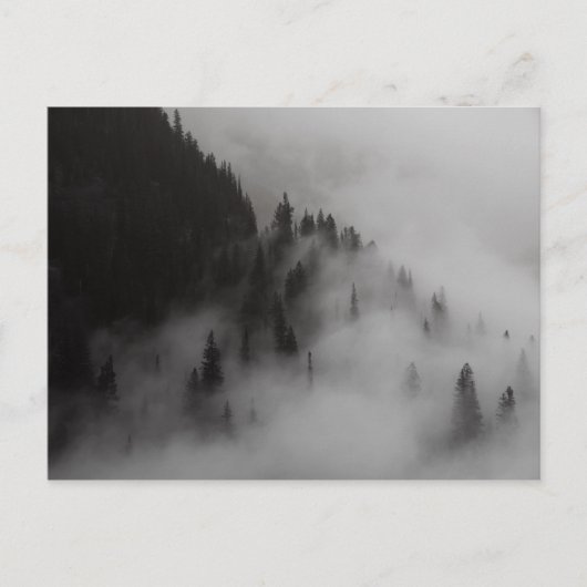 Clouds in Logan Pass Glacier NP Briefkaart (Voorkant)