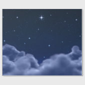 Clouds in ruimteverrekend papier (Vlak)