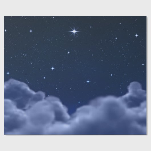 Clouds in ruimteverrekend papier (Vlak)