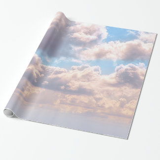 Clouds in Sky Wrapping Paper Cadeaupapier