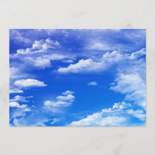 Clouds Invitation Kaart