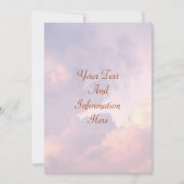 Clouds Invitation Kaart (Voorkant)