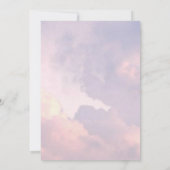 Clouds Invitation Kaart (Achterkant)