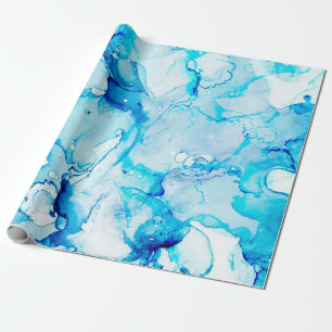 Clouds Macro. Sapphirine en White color Spots. Oc Cadeaupapier