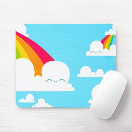 Clouds Mousepad Muismat (Met muis)