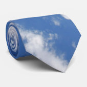 Clouds Necktie Stropdas (Opgerold)