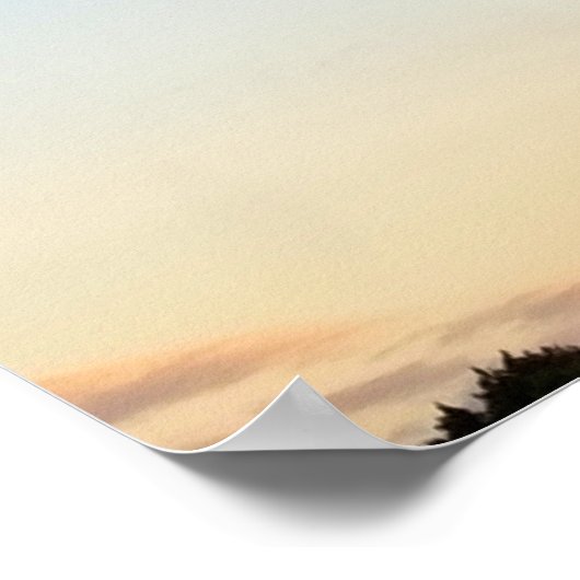 Clouds New Jersey Sunset Poster (Hoek)