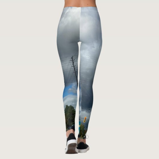 Clouds of the Day Series by AskStudio Leggings (Achterkant)