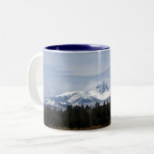 Clouds op Drie Vingered Jack Tweekleurige Koffiemok (Voorkant links)