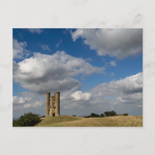 Clouds over Broadway Tower, Cotswolds briefkaart (Voorkant)