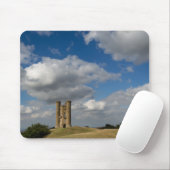 Clouds over Broadway Tower, Cotswolds mousepad Muismat (Met muis)