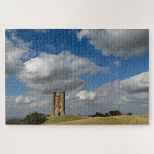 Clouds over Broadway Tower in de Cotswolds Legpuzzel
