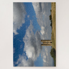 Clouds over Broadway Tower in de Cotswolds Legpuzzel