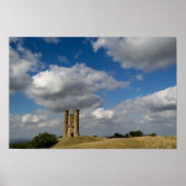 Clouds over Broadway Tower in het poster Cotswolds (Voorkant)