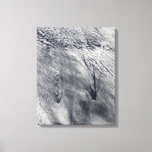 Clouds over de Juan Fernandez-eilanden Canvas Afdruk (Voorkant)