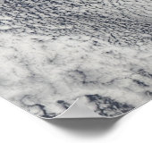 Clouds over de Juan Fernandez-eilanden Poster (Hoek)