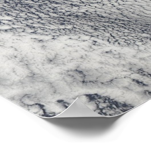 Clouds over de Juan Fernandez-eilanden Poster (Hoek)