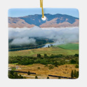Clouds Over Flathead River Keramisch Ornament (Voorkant)