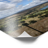 Clouds over Lake Gnotuk Camperdown Photo Print Foto Afdruk (Hoek)