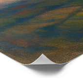 Clouds Over Landscape - Pastel Painting Style Poster (Hoek)