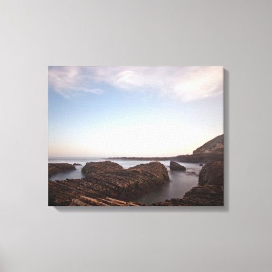 Clouds over Montana Stretched Canvas Print (Voorkant)