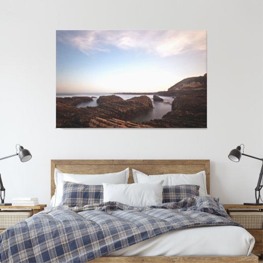 Clouds over Montana Stretched Canvas Print (Insitu (Slaapkamer))