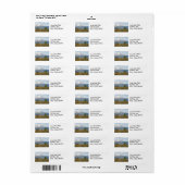 Clouds Over The Tetons Retour Address Label (Full Sheet)