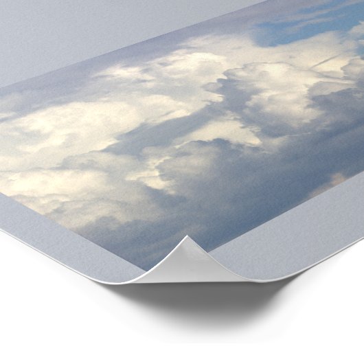 Clouds Photo-Poster Poster (Hoek)