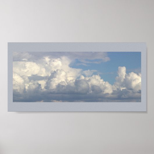Clouds Photo-Poster Poster (Voorkant)