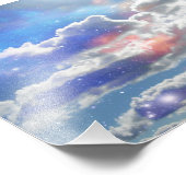 Clouds Photo Print Foto Afdruk (Hoek)