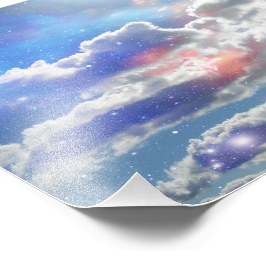 Clouds Photo Print Foto Afdruk (Hoek)