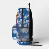 CLOUDS Print Cut Sew Bag Bedrukte Rugzak (Rechts)