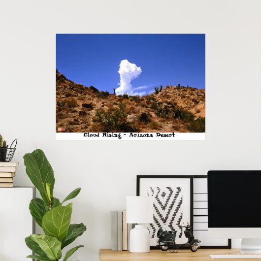 Clouds Rising - Arizona Desert Poster (Thuiskantoor)