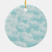 Clouds Sky Inspirerend Dream Big Keramisch Ornament (Achterkant)