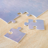 Clouds Sky Inspirerend Quote Pastel Schilderachtig Legpuzzel (Zijkant)