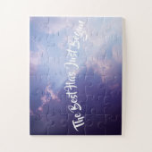 Clouds Sky Inspirerend Quote Pastel Schilderachtig Legpuzzel (Verticaal)