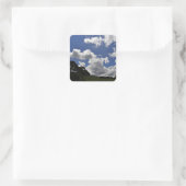 Clouds Sky Landscape Natuur Vierkante Sticker (Tas)