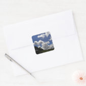Clouds Sky Landscape Natuur Vierkante Sticker (Envelop)